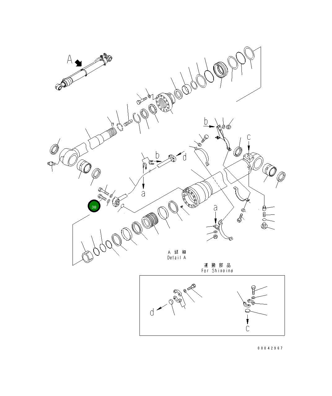 Болт 07372-51045 Komatsu