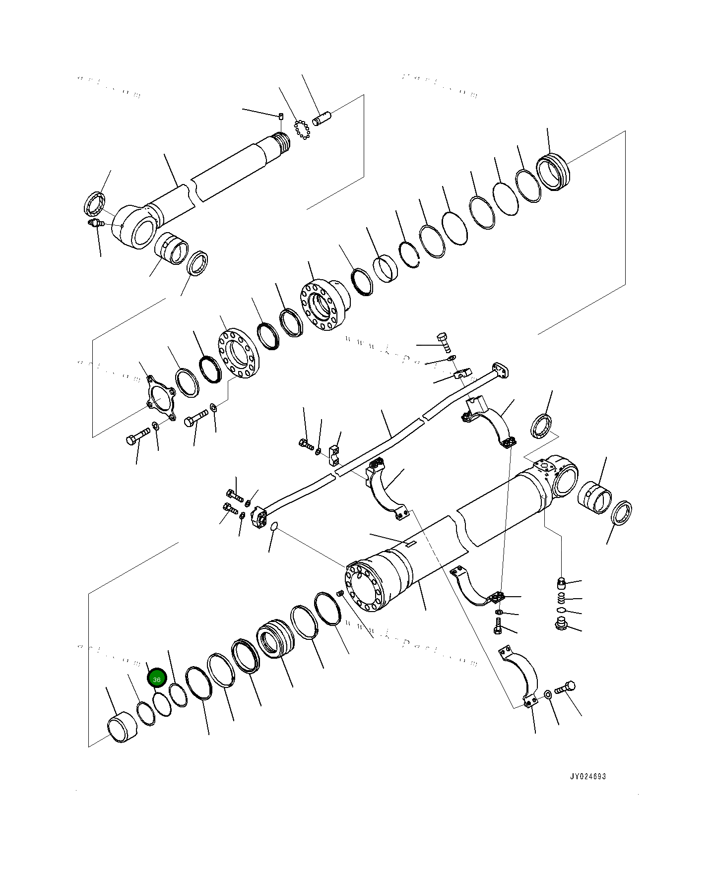 Кольцо уплотнительное (O-Ring) 0700055085  Komatsu