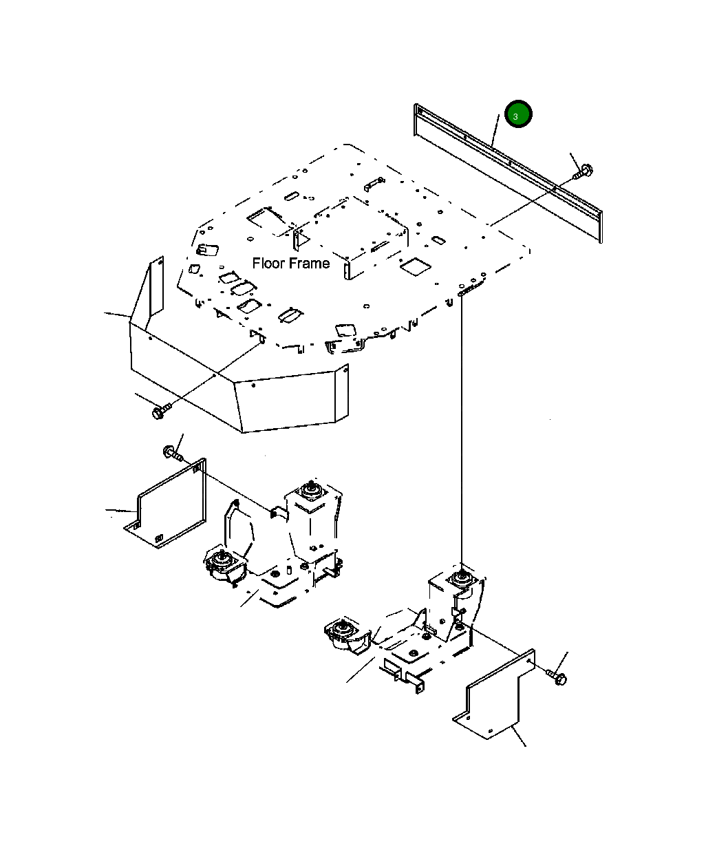 Крышка 428-54-24340 Komatsu
