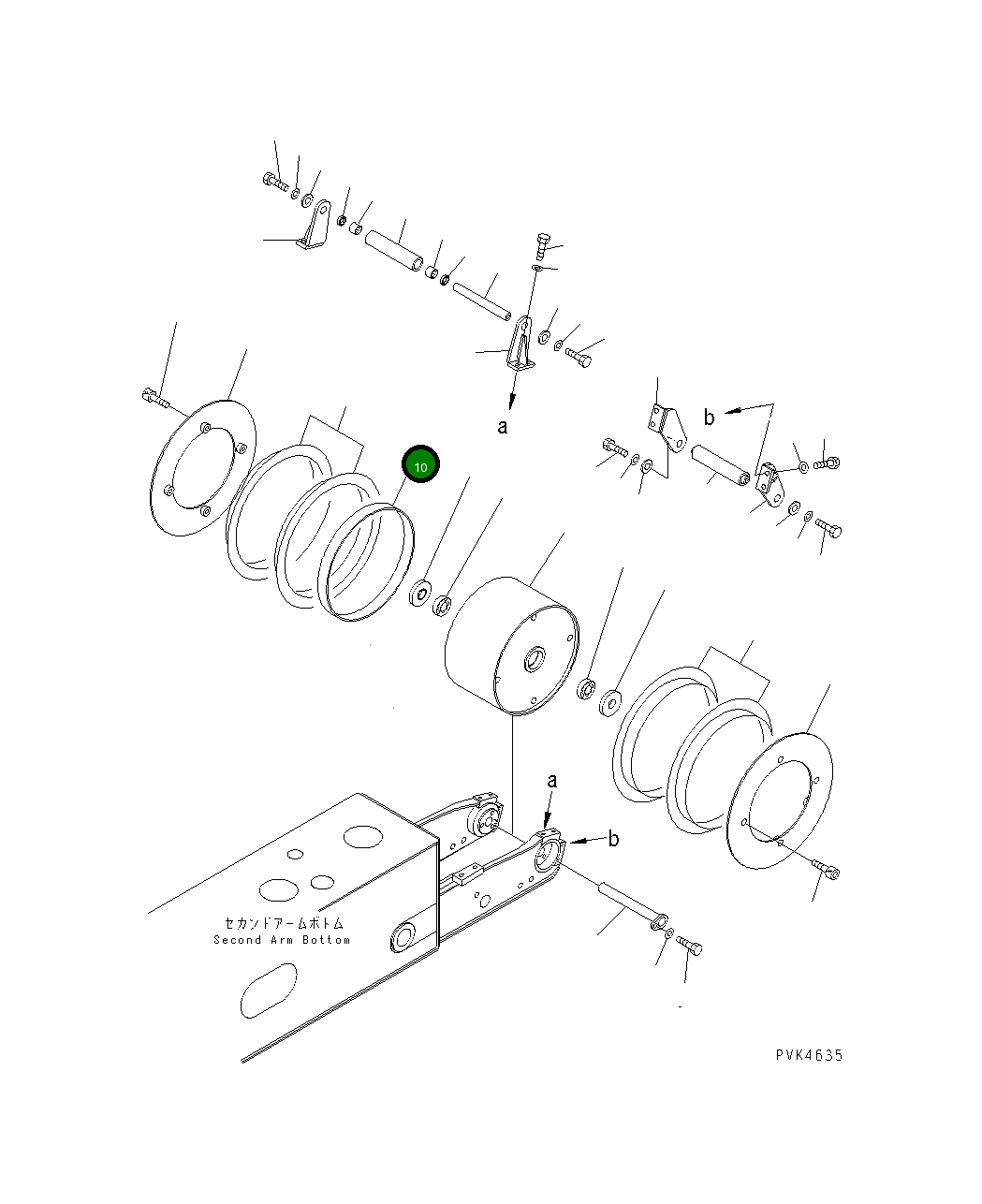 Кольцо 203-957-3430  Komatsu