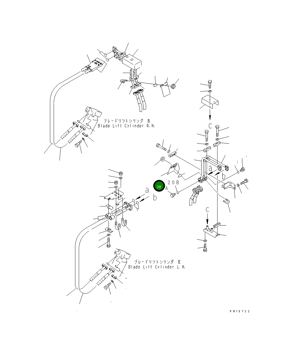 Крышка 19M-61-34620 Komatsu
