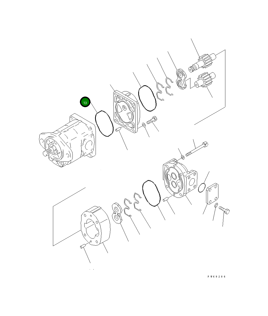 Кольцо уплотнительное (O-Ring) 705-17-02480 Komatsu