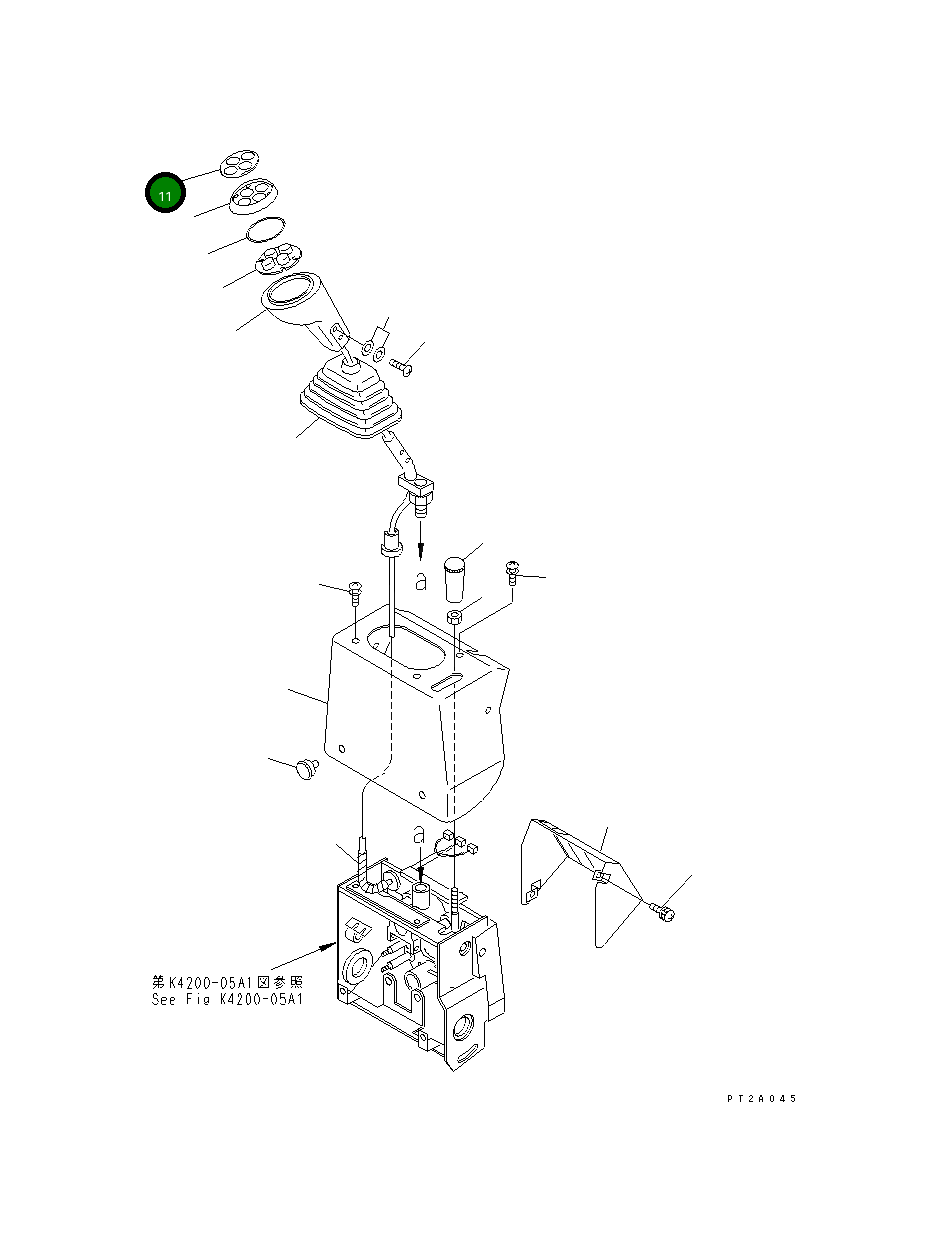 Крышка 428-S33-1640  Komatsu