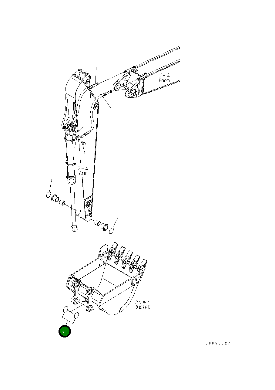 Кольцо уплотнительное (O-Ring) 21K-70-72260  Komatsu