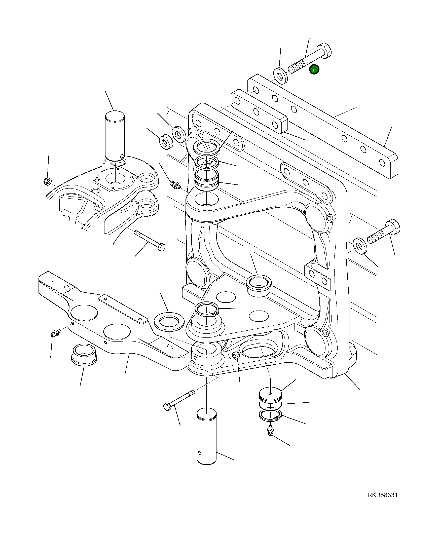 Болт 37A-09-14711 Komatsu