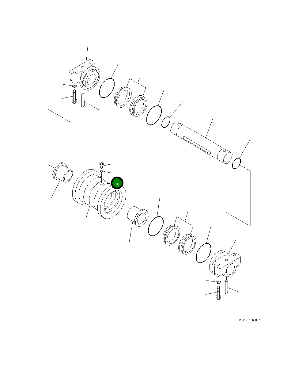 Кольцо уплотнительное (O-Ring) 20Y-30-38680  Komatsu