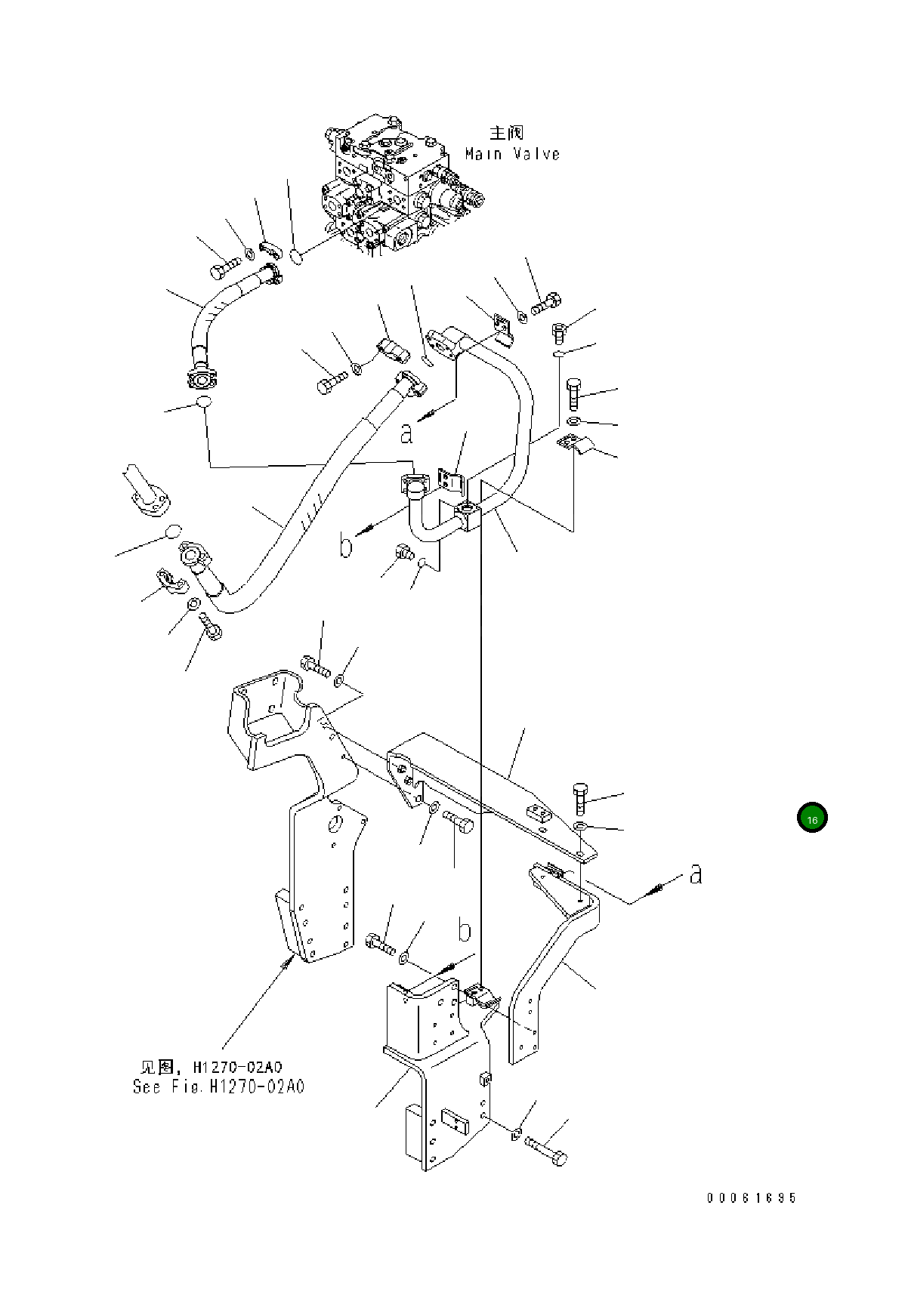 Болт 0101081240 Komatsu