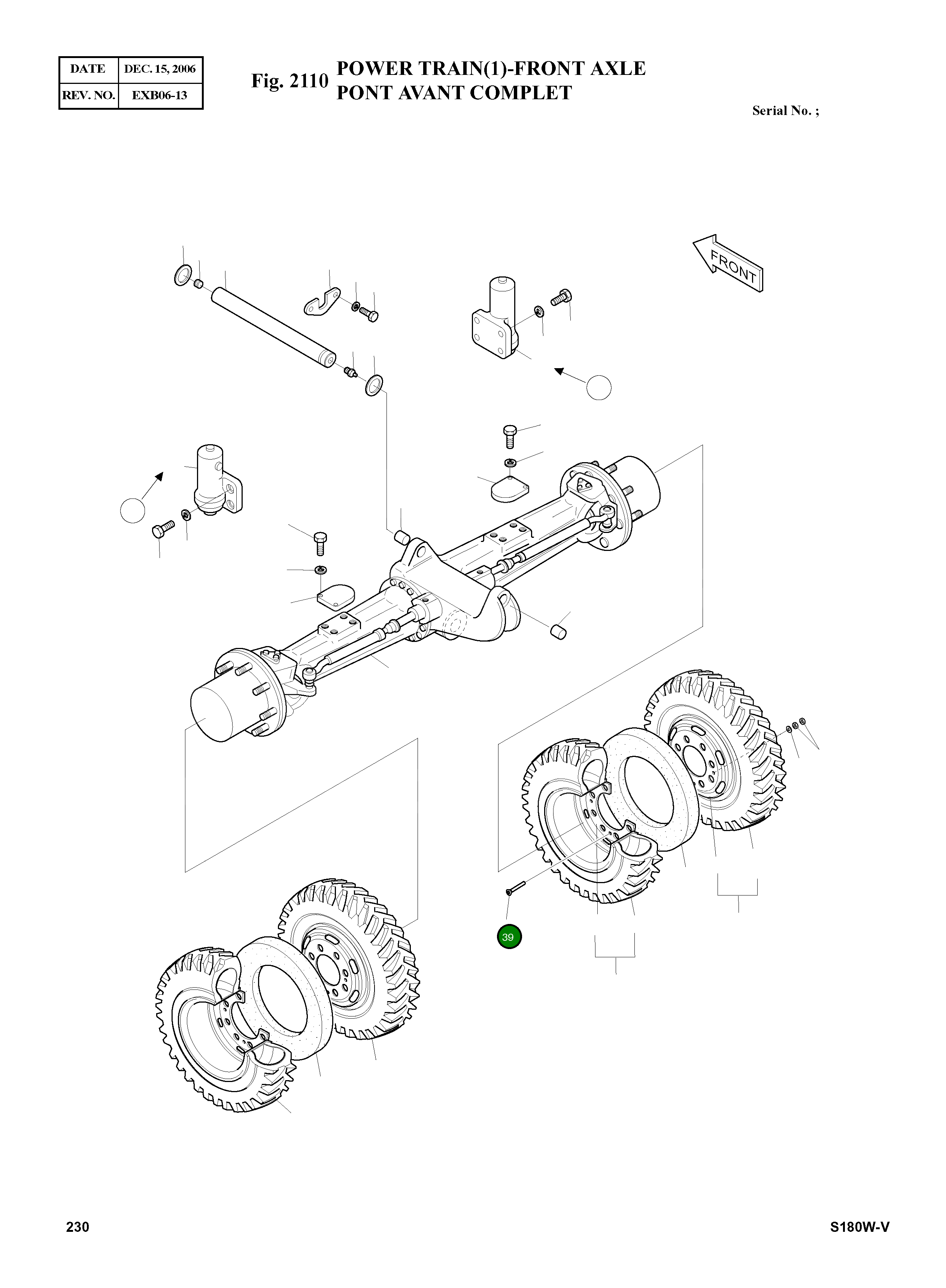 Болт K1010750 Komatsu