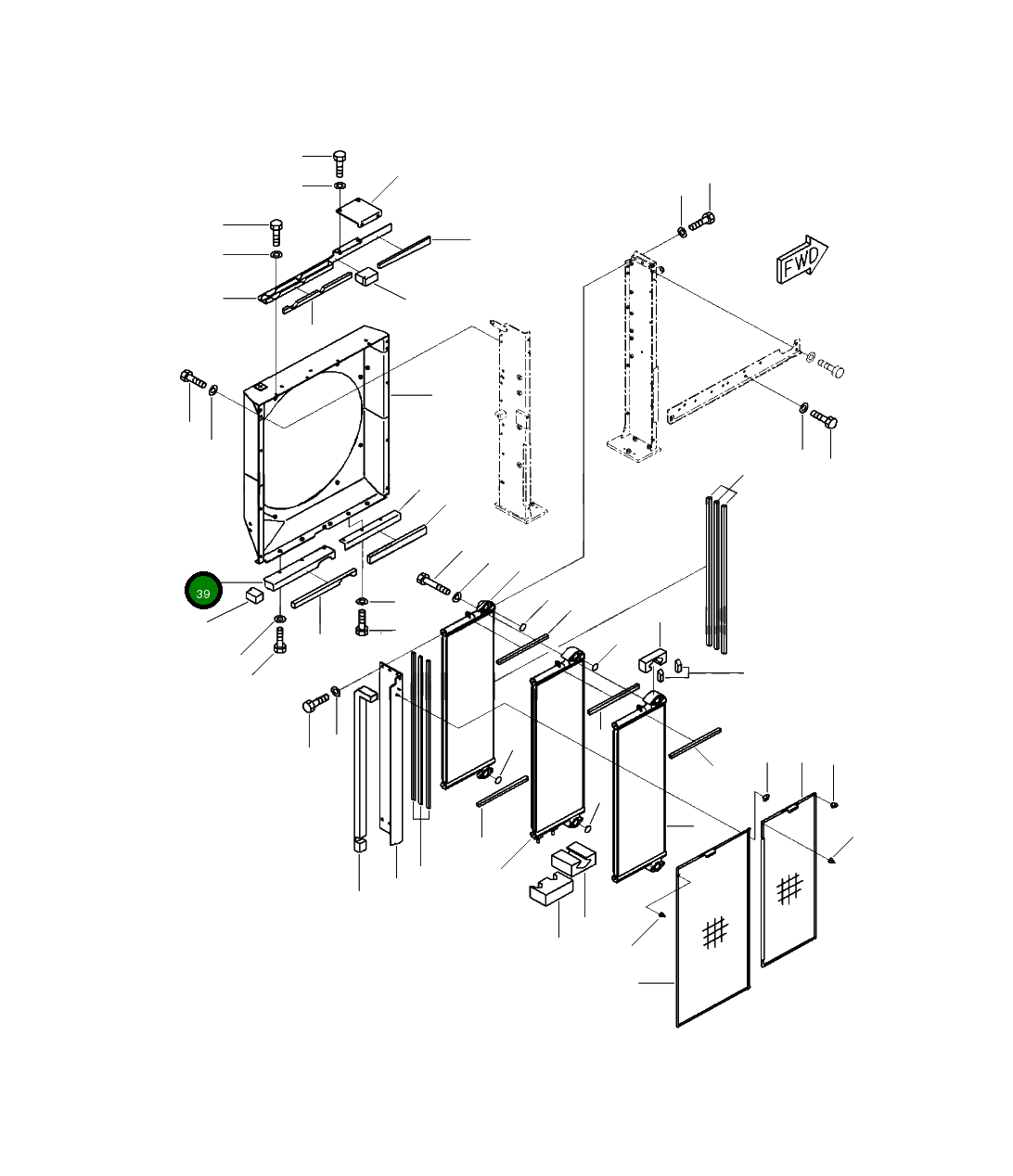 Крышка 207-03-42341 Komatsu