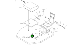 Крышка 23D-57-12140 Komatsu