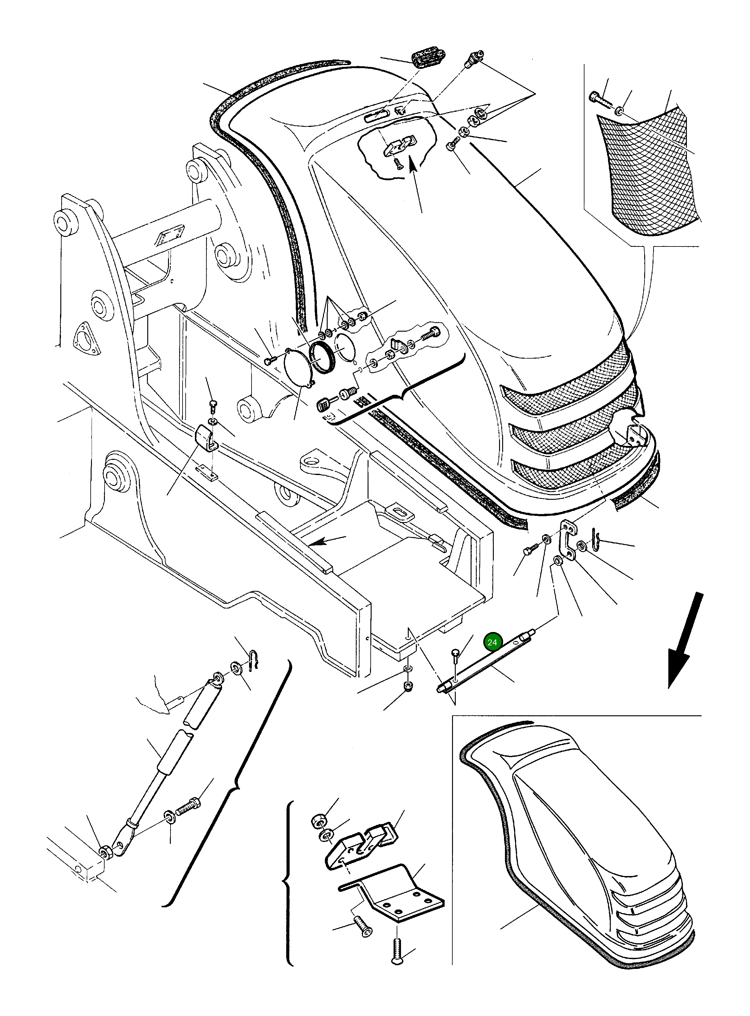 Болт 801015573 Komatsu