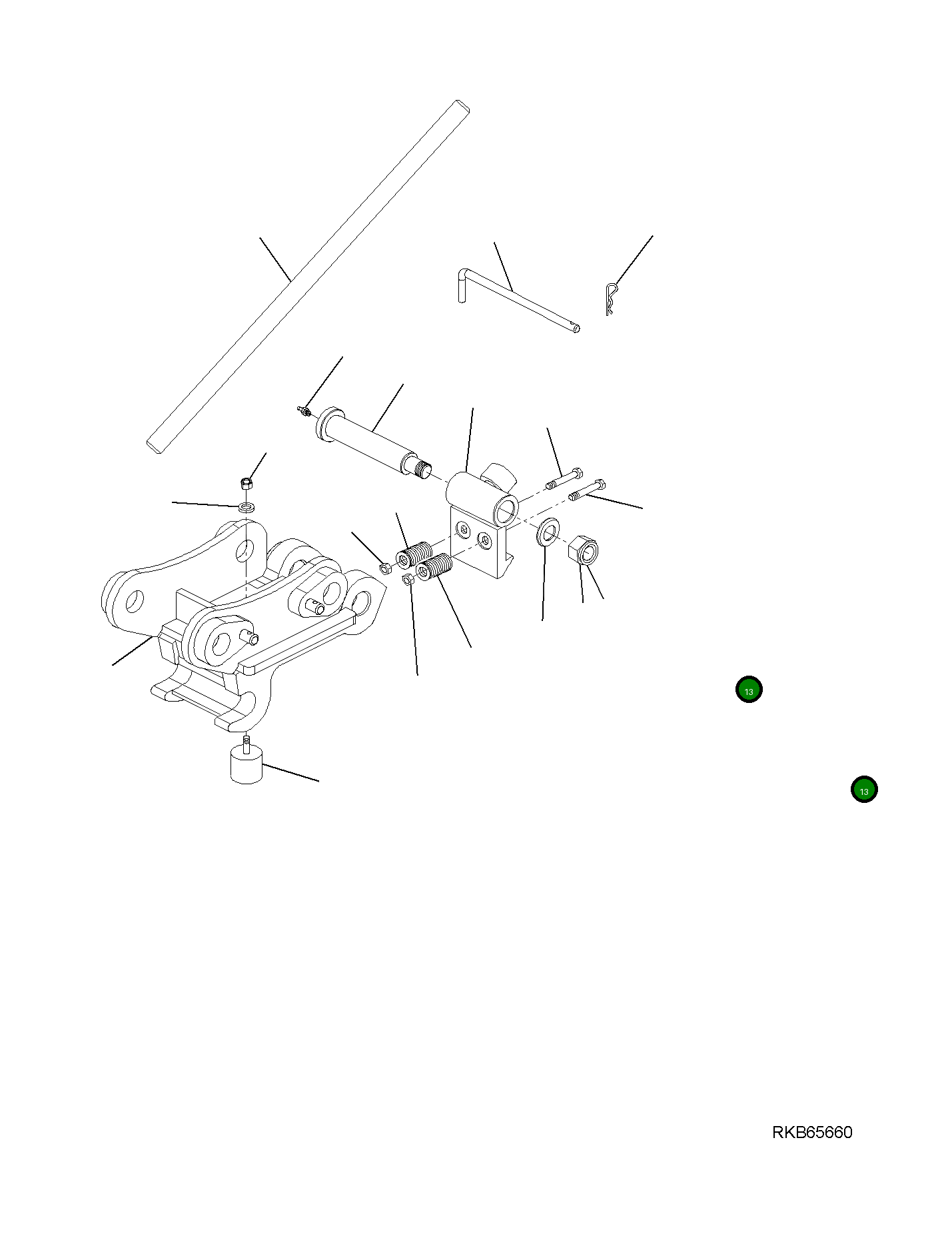 Болт 22L-09-R1F70  Komatsu