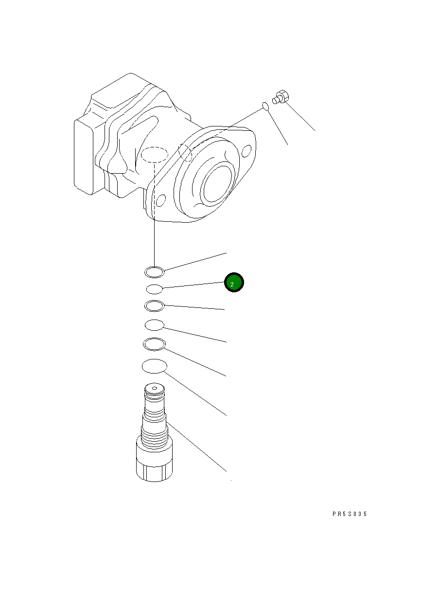 Кольцо уплотнительное (O-Ring) 07000-F2018 Komatsu