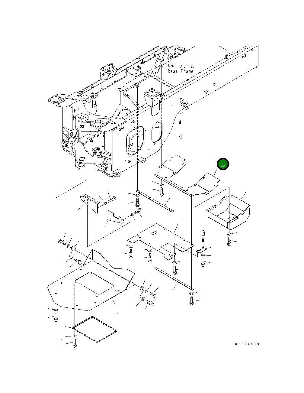 Крышка 417-Z97-3171 Komatsu