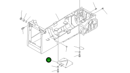 Крышка 14Y-21-14114 Komatsu