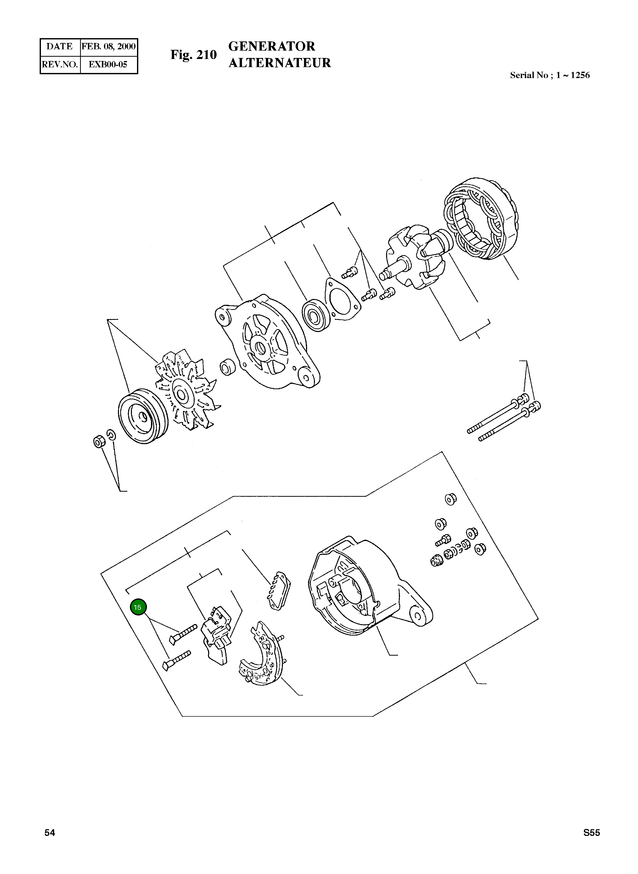 Болт 581229-1660 Komatsu
