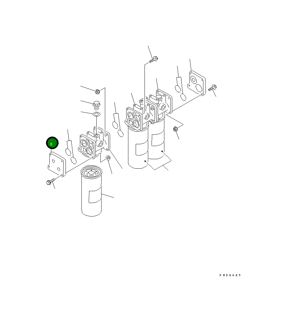 Крышка 6215-51-5830 Komatsu
