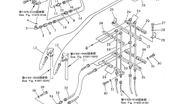 Шланг (K) 07102-20358 Komatsu
