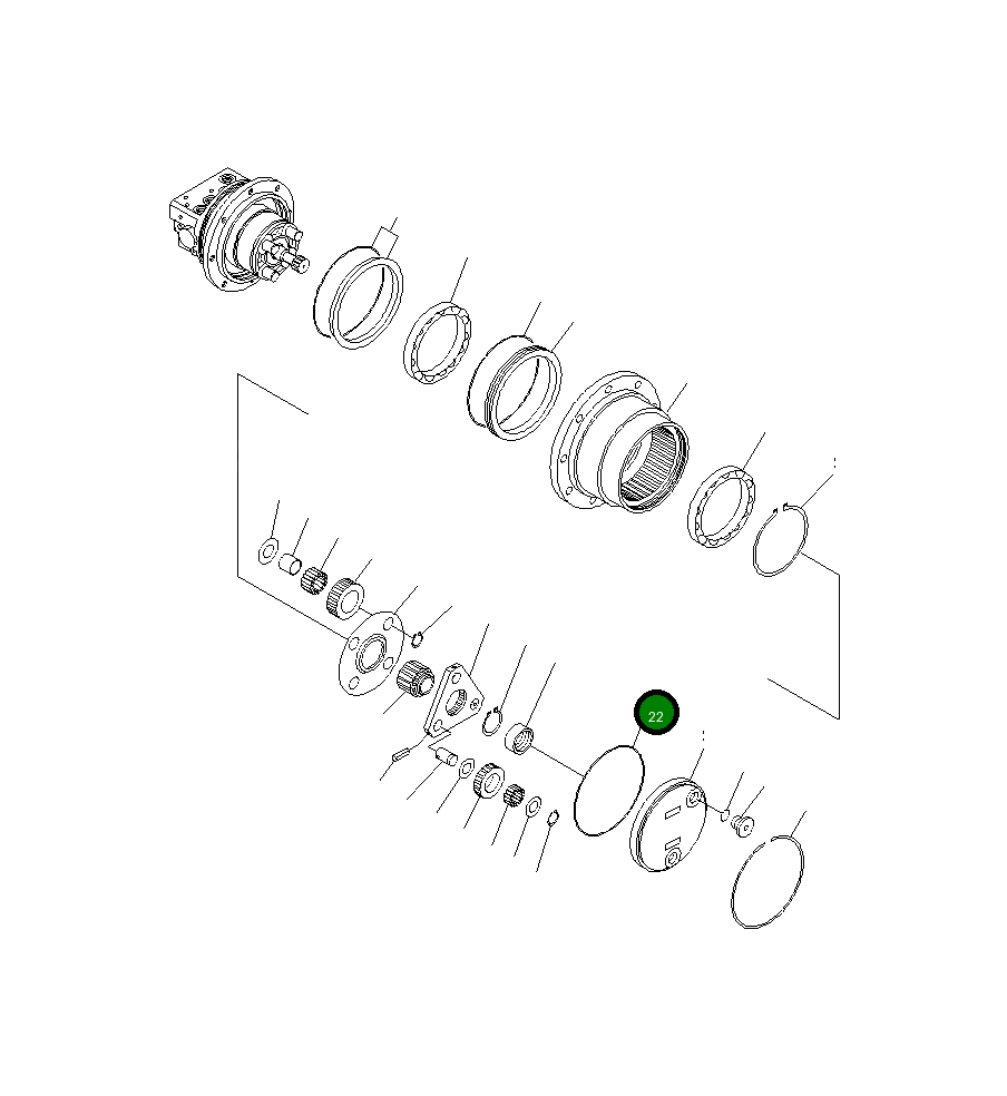 Кольцо уплотнительное (O-Ring) FUROA248  Komatsu