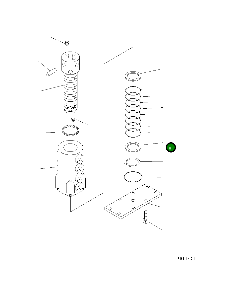 Кольцо 703-04-94110 Komatsu