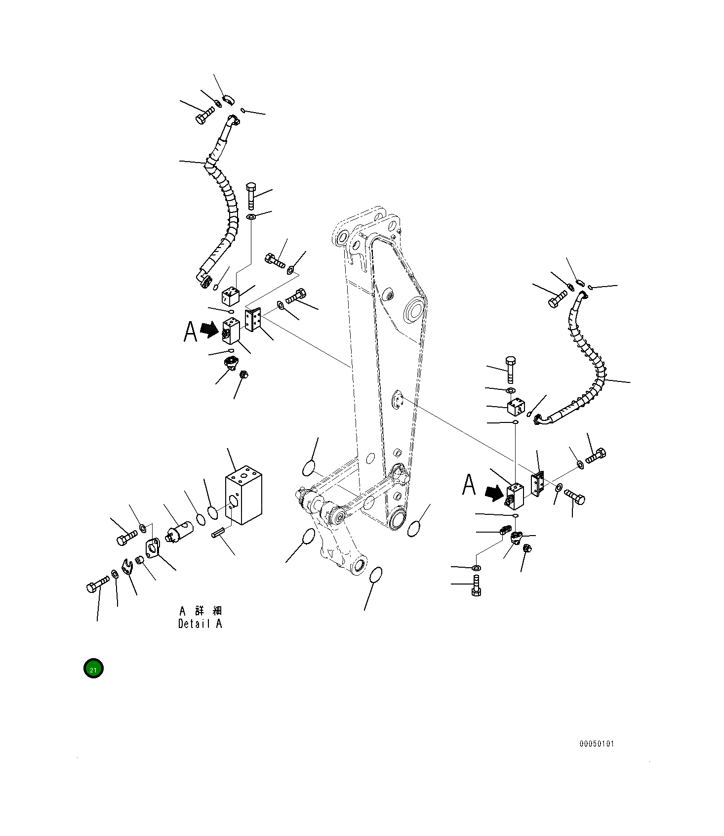 Болт 0101081045 Komatsu