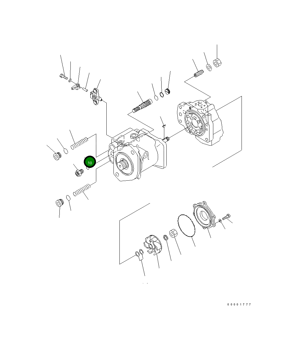 Кольцо уплотнительное (O-Ring) 07002-62434  Komatsu