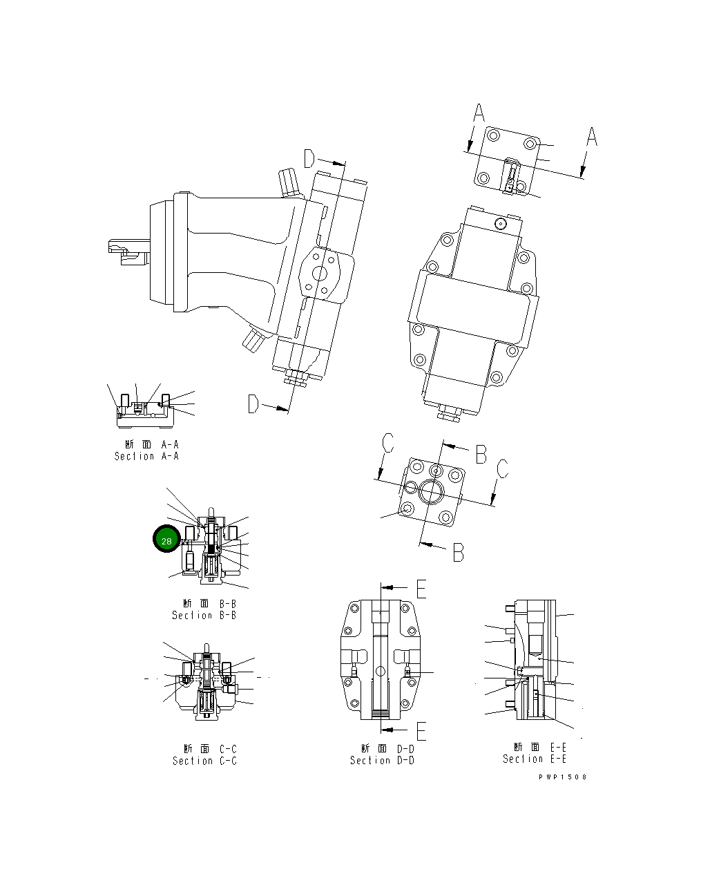 Кольцо уплотнительное (O-Ring) 20G-60-K6440 Komatsu