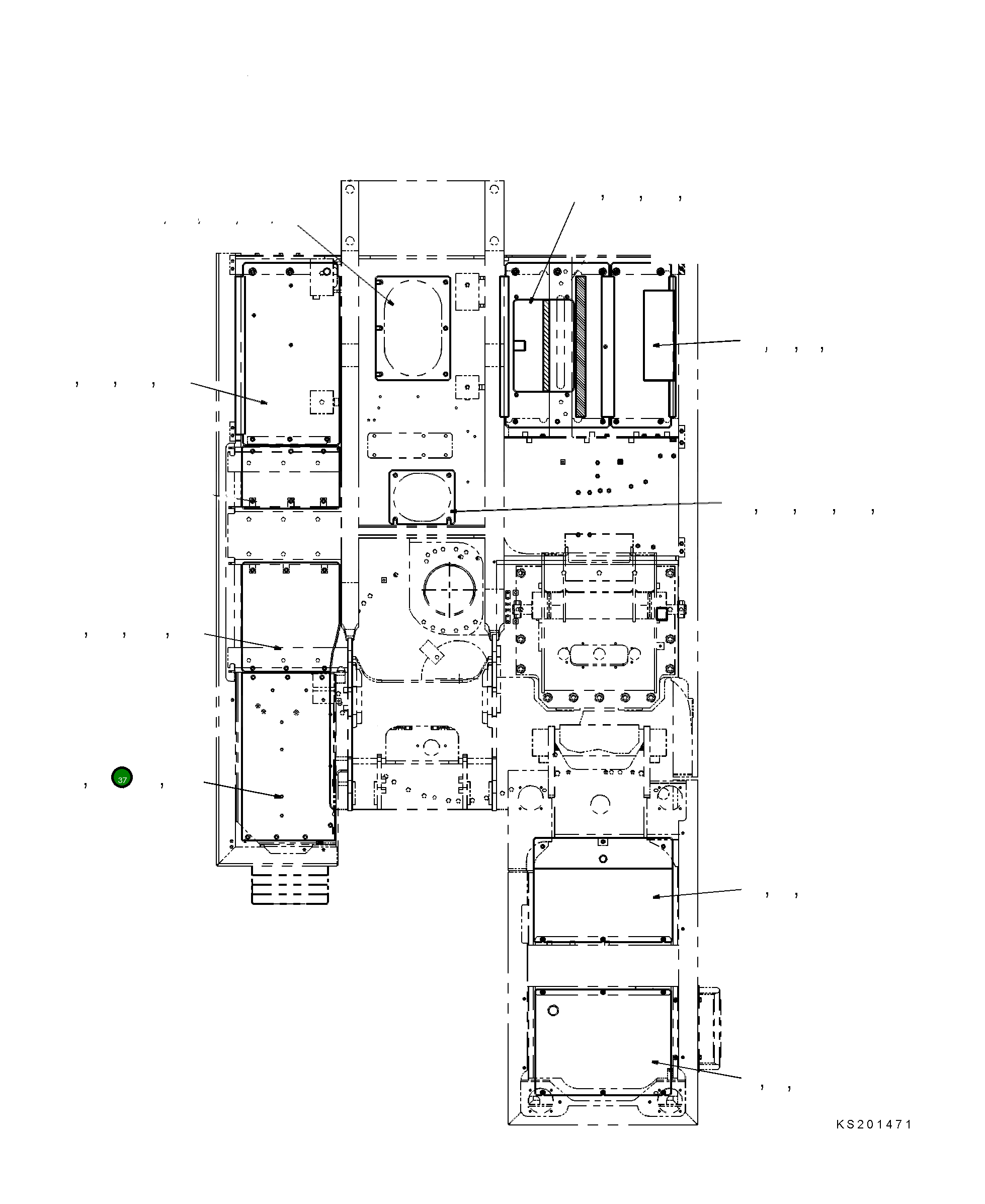 Крышка 20Y-54-KA641 Komatsu