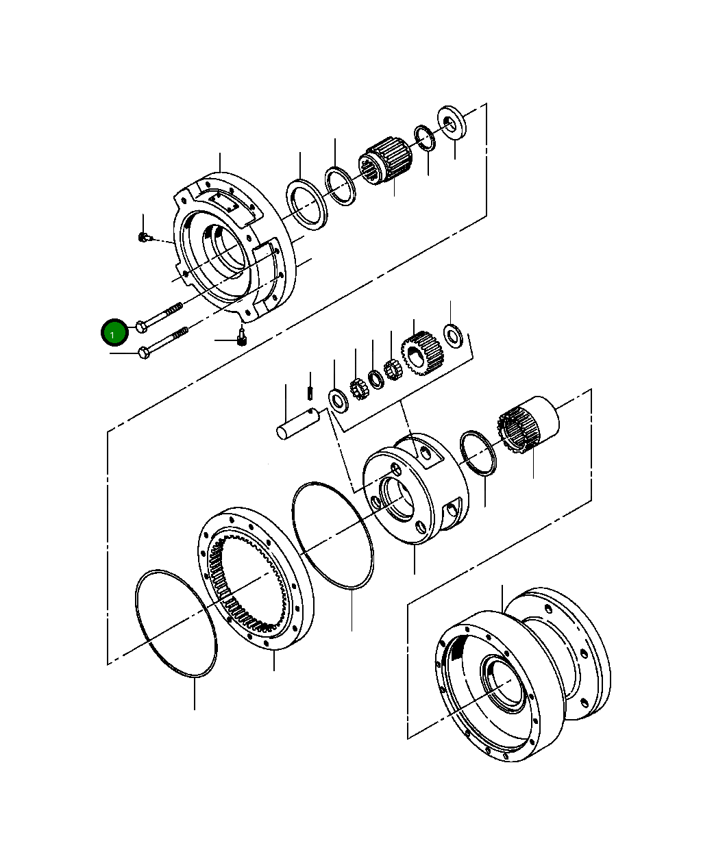 Болт 134 442 Komatsu