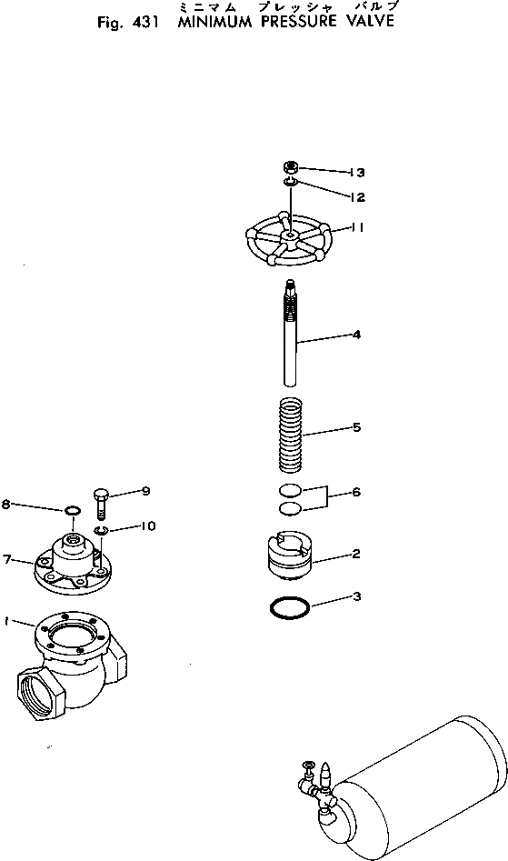 Кольцо уплотнительное (O-Ring) M014010080009 Komatsu