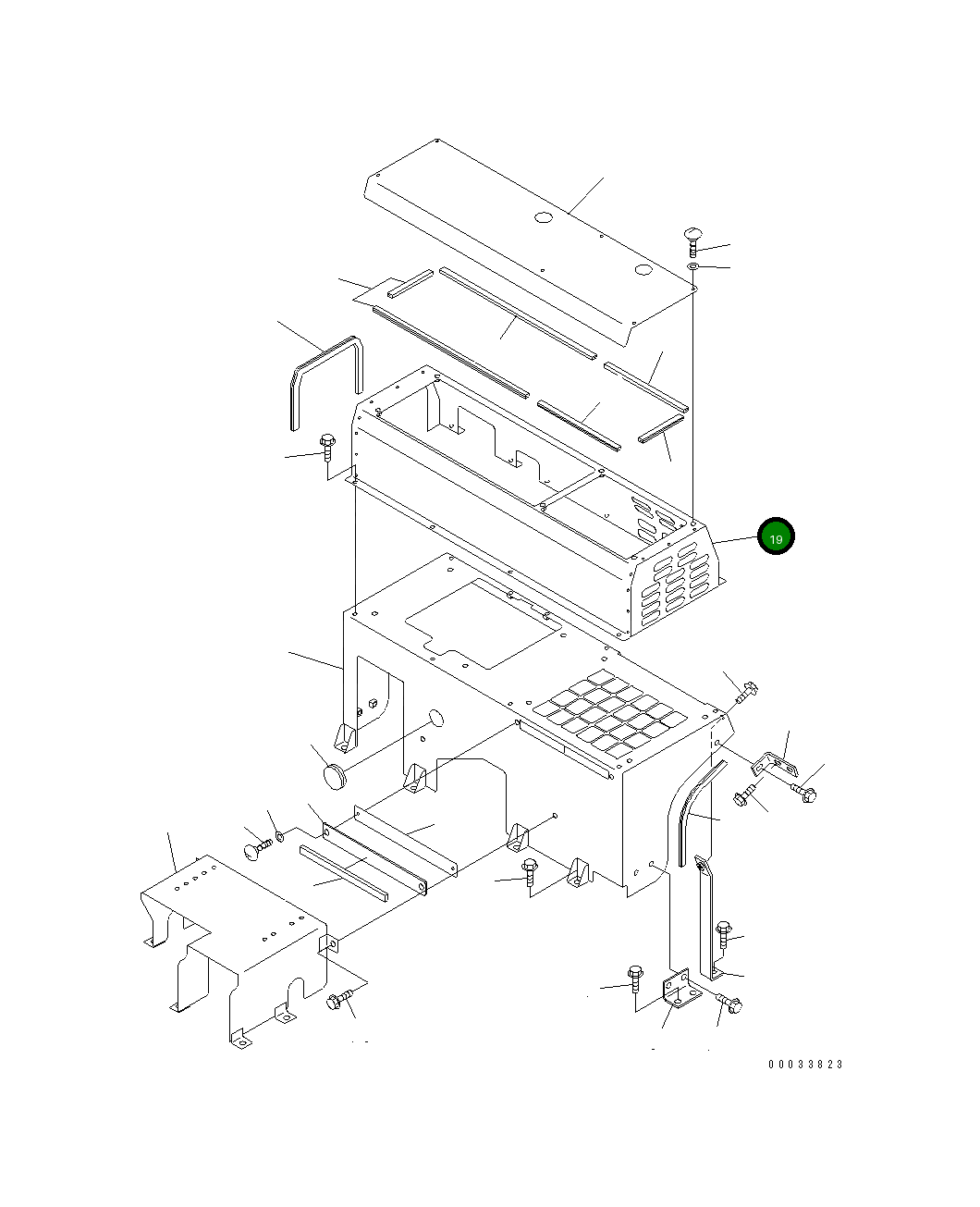 Крышка 567-54-76331 Komatsu