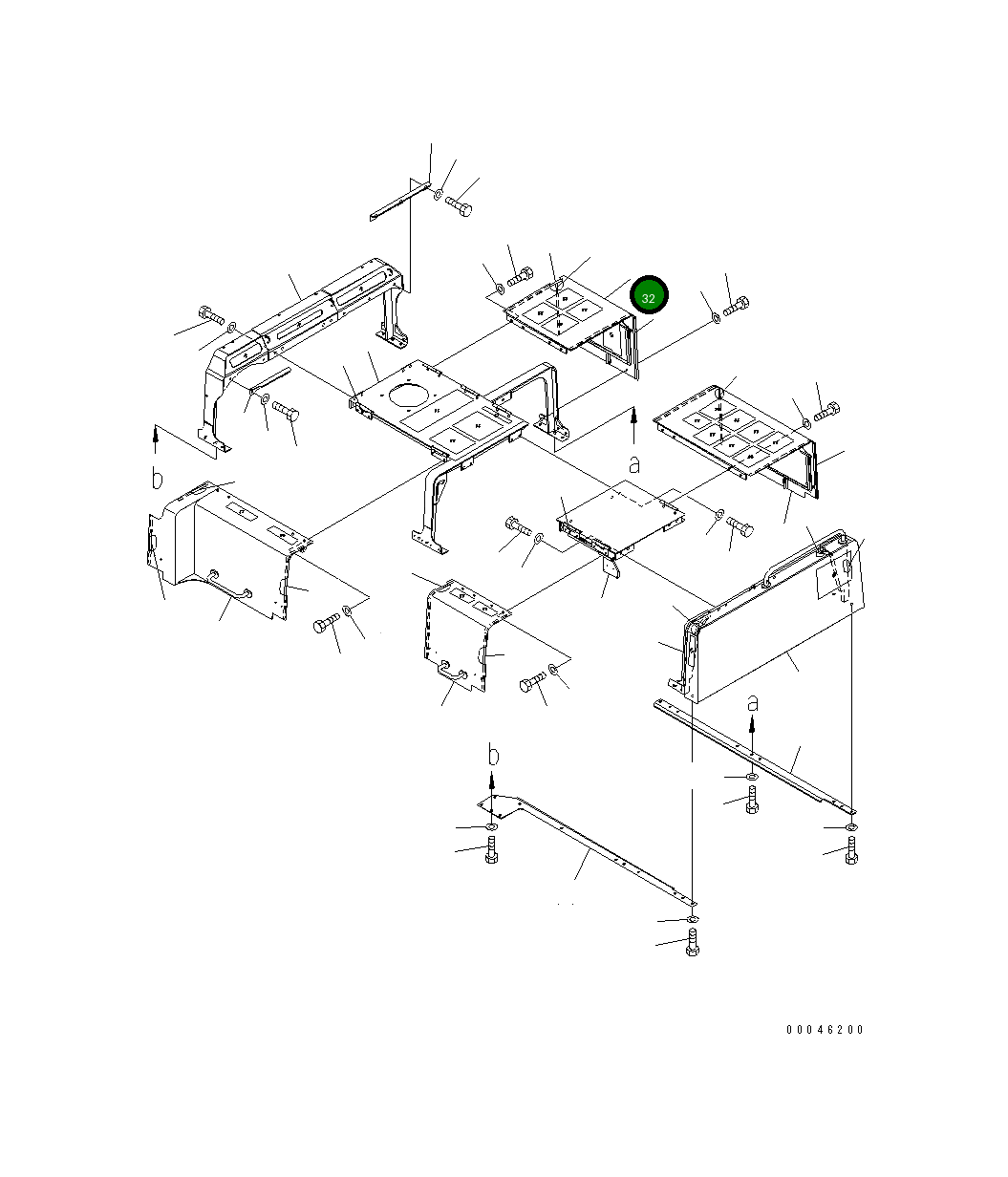 Крышка 209-54-41151 Komatsu