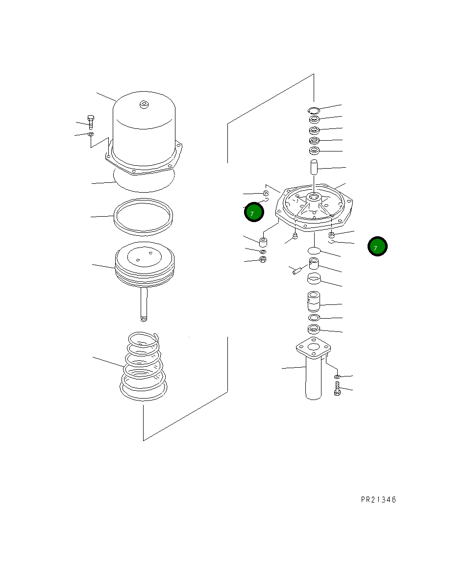 Кольцо уплотнительное (O-Ring) 561-35-61280 Komatsu