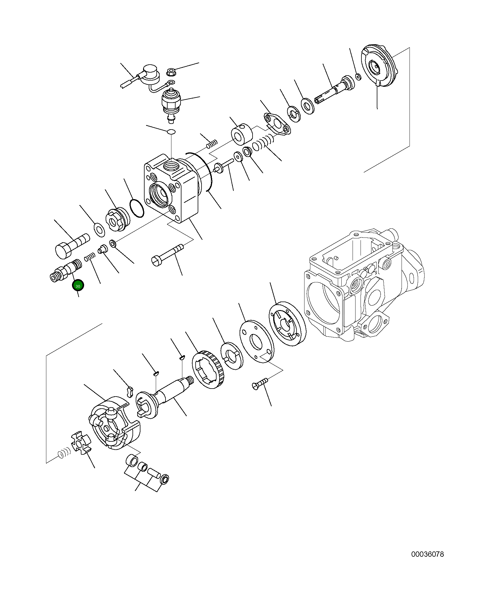Болт DK146422-1001 Komatsu
