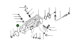 Кольцо уплотнительное (O-Ring) 1241 233 H1 Komatsu