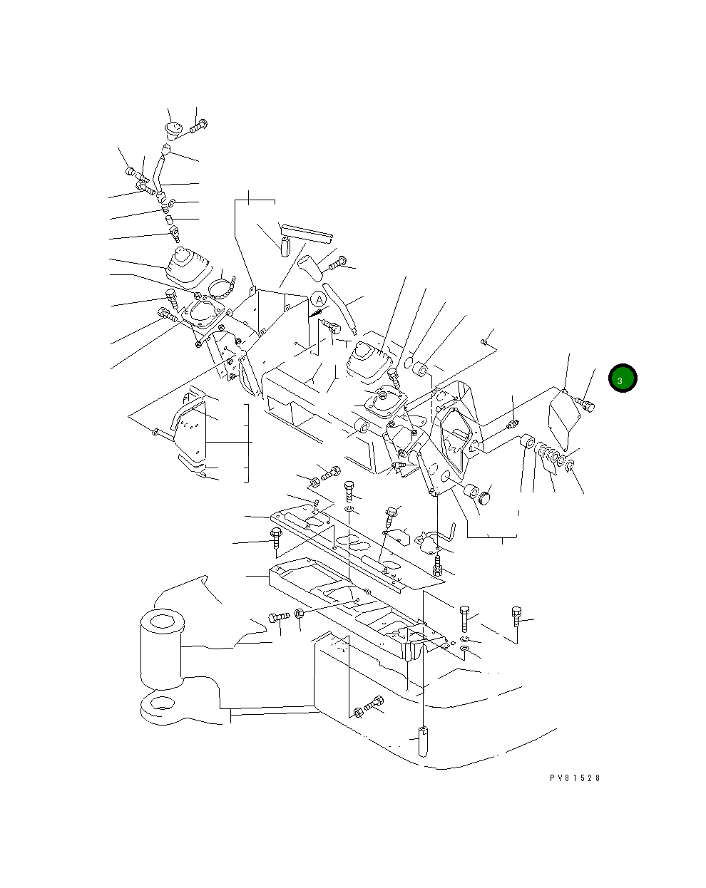 Болт YM172164-45880 Komatsu