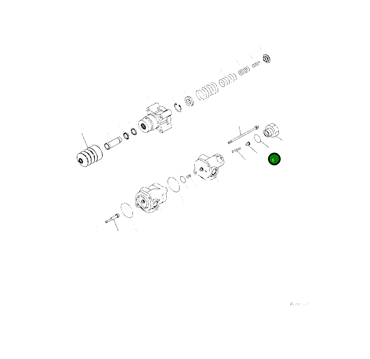 Кольцо уплотнительное (O-Ring) 425-43-36740 Komatsu