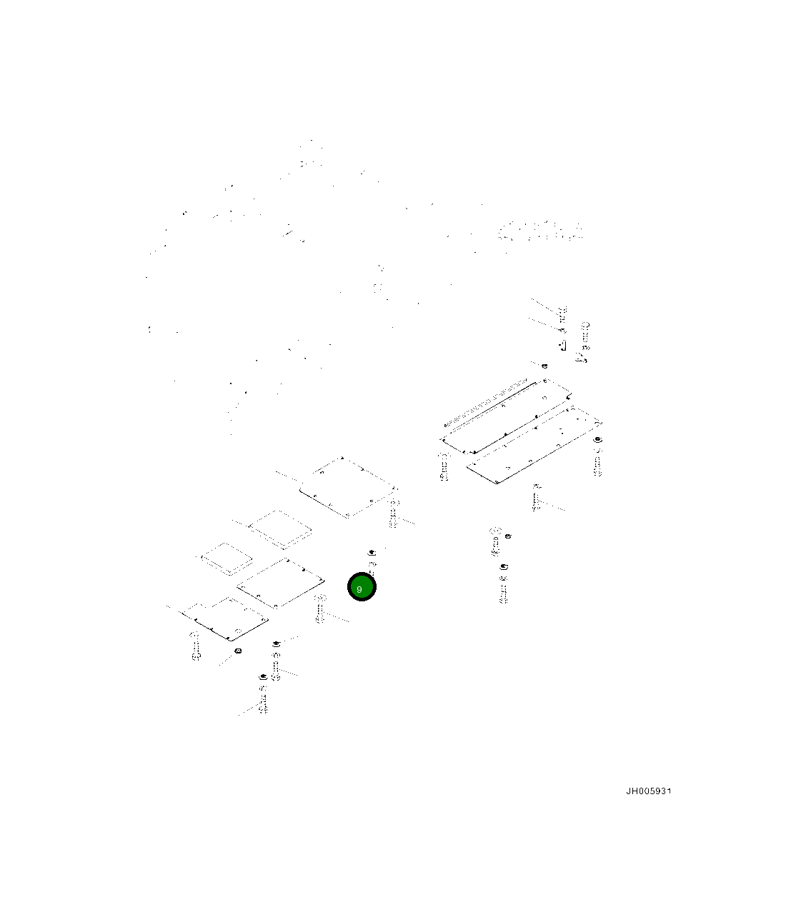Крышка 208-54-42290 Komatsu