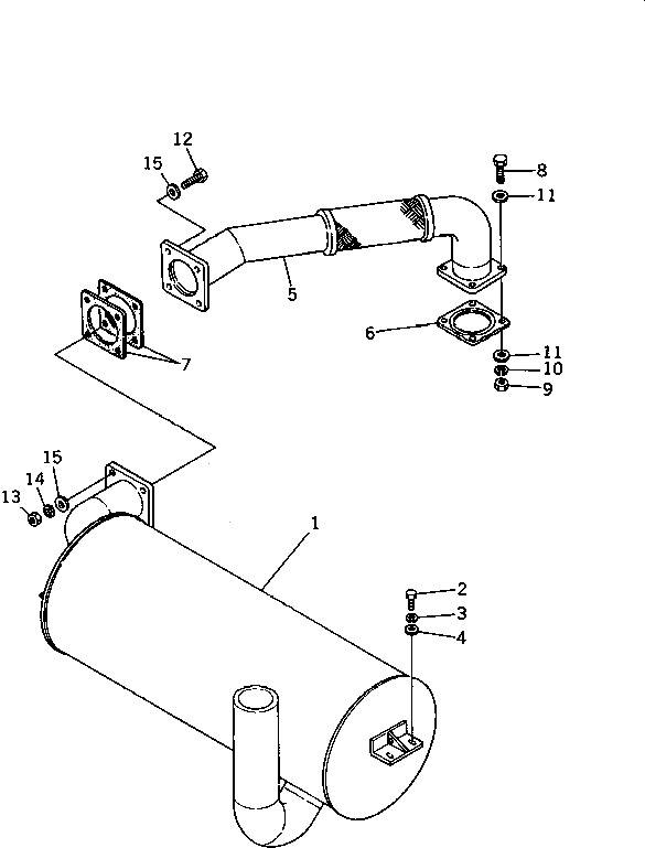 Болт DY00101-12055 Komatsu