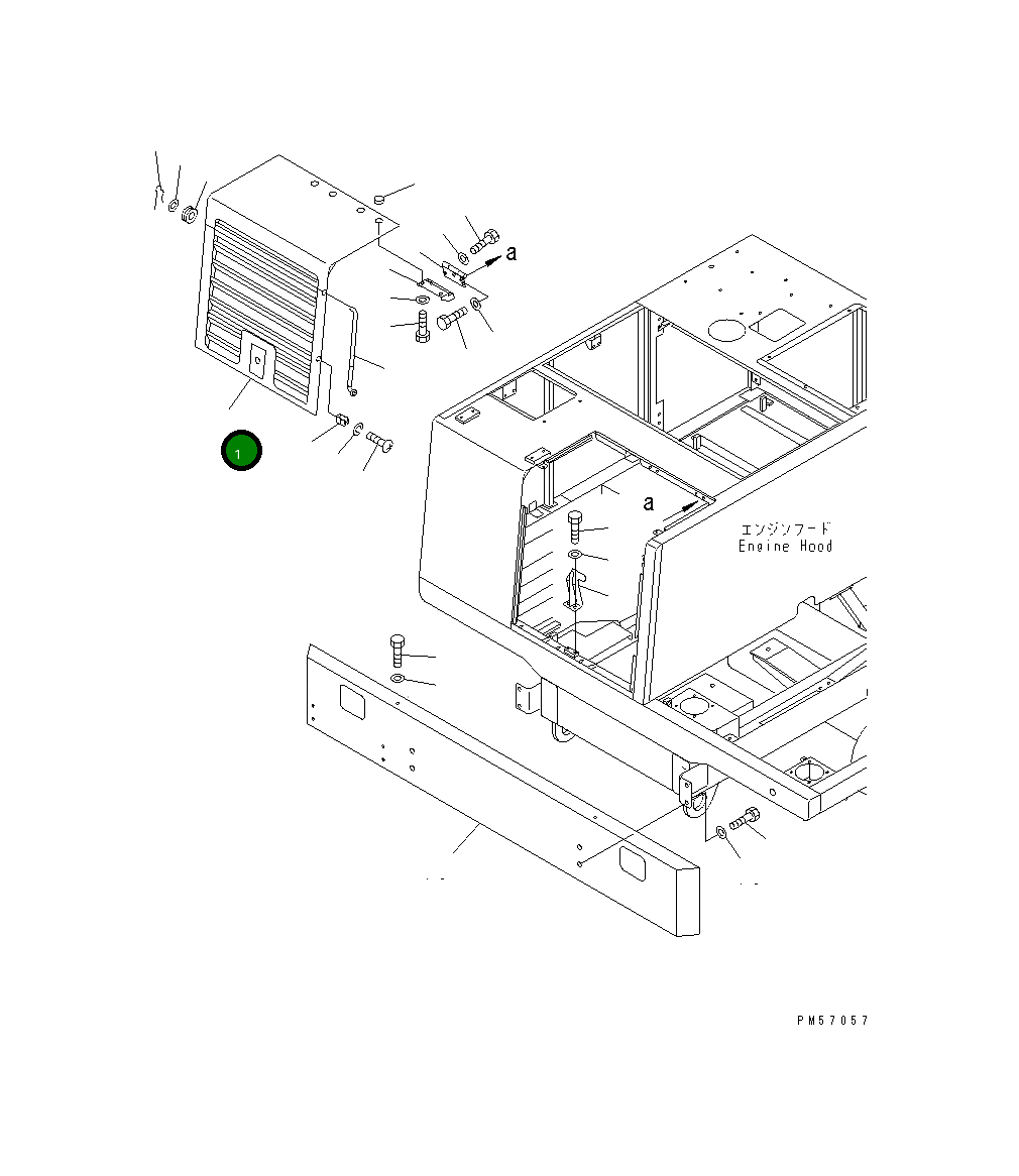 Крышка 277-54-53121 Komatsu