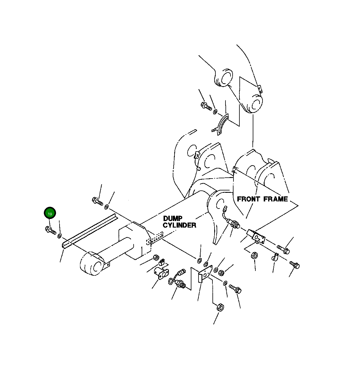 Болт 01010-01235 Komatsu