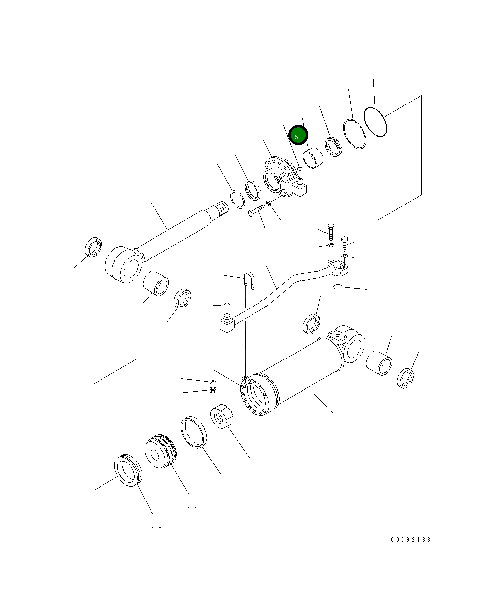 Кольцо уплотнительное (O-Ring) 02896-51018  Komatsu