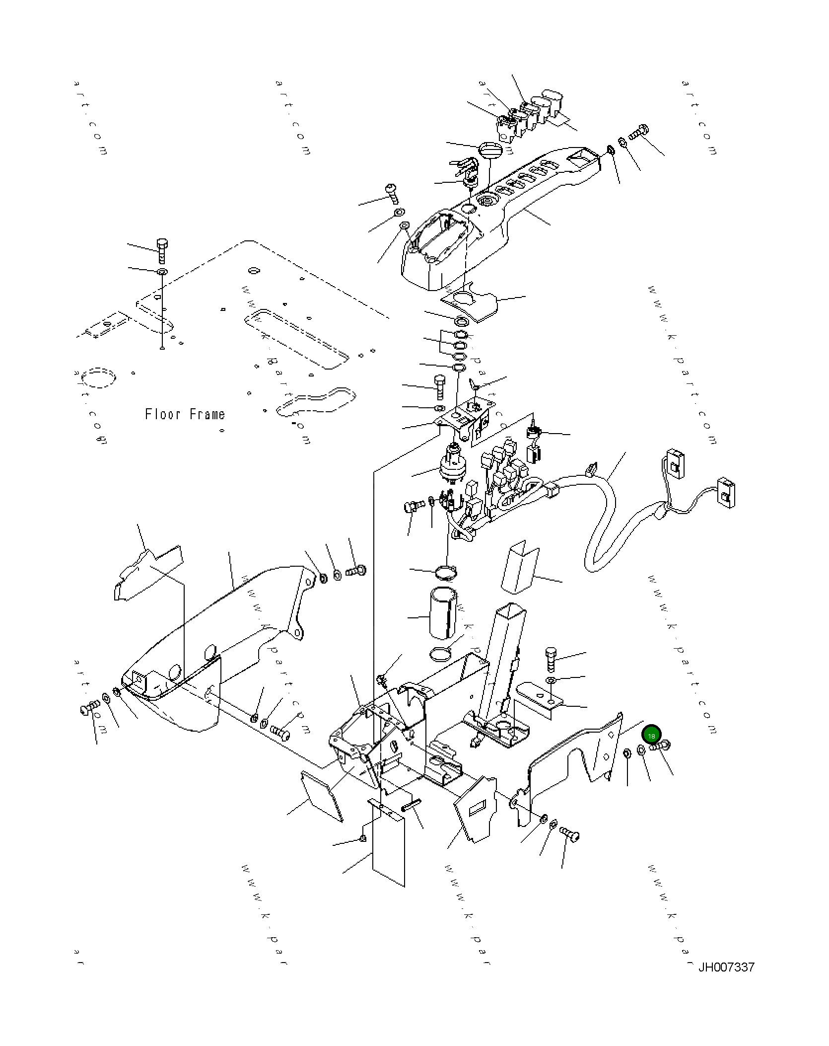 Крышка 2A5-43-12181 Komatsu