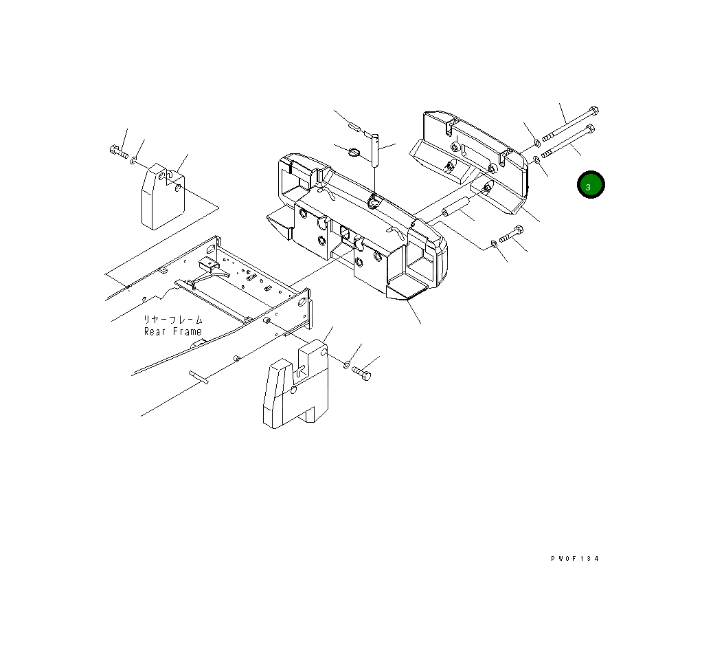 Болт 421-975-2140 Komatsu