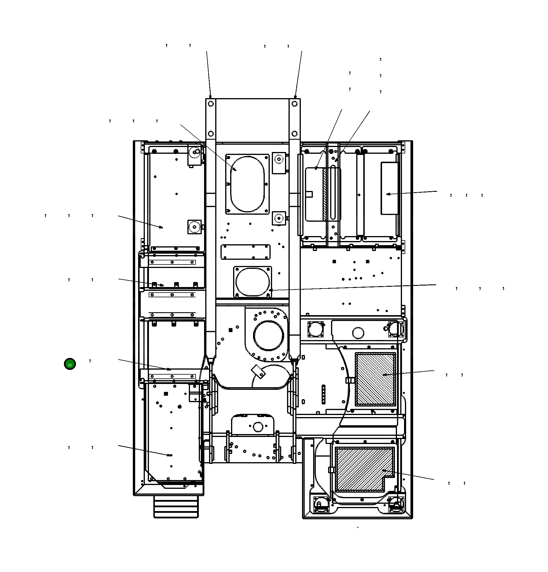 Крышка 20Y-46-KA450  Komatsu
