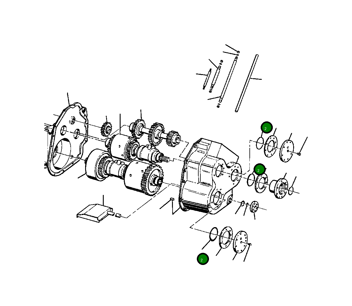 Кольцо уплотнительное (O-Ring) 22 413 R1 Komatsu