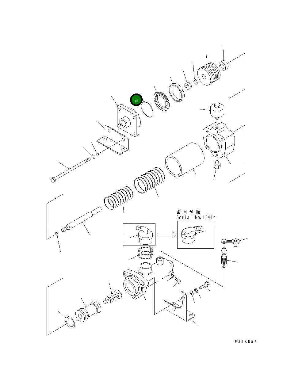Кольцо уплотнительное (O-Ring) MY599-8061-30 Komatsu