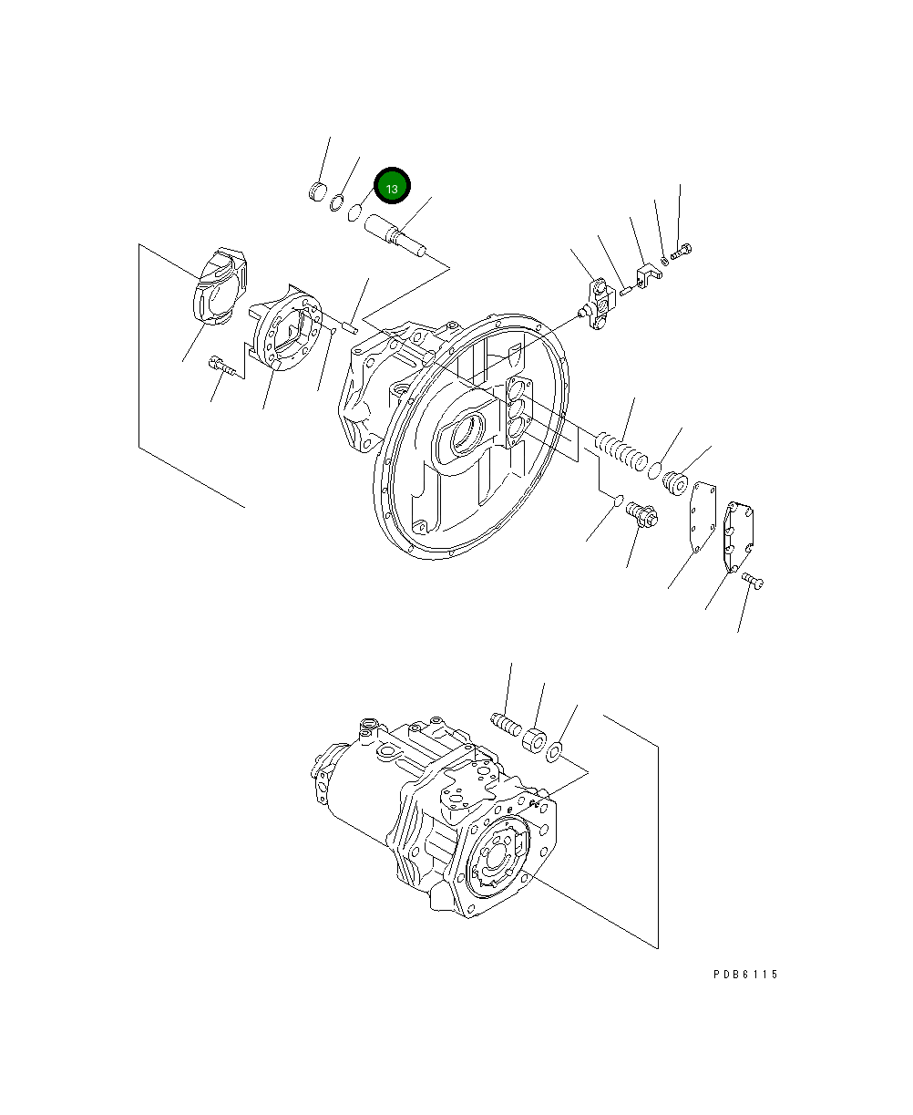 Кольцо уплотнительное (O-Ring) 07000-53032  Komatsu