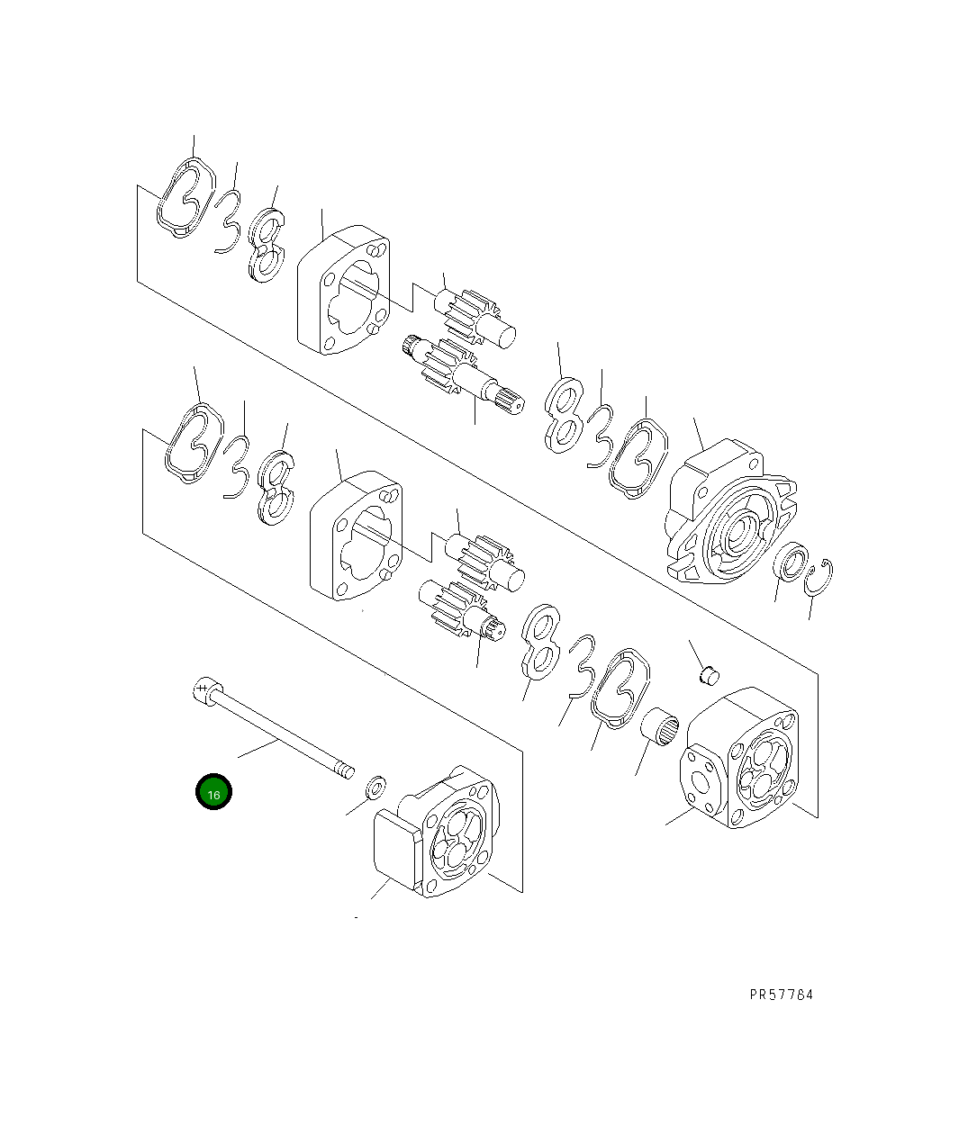 Болт KB20131-30554 Komatsu