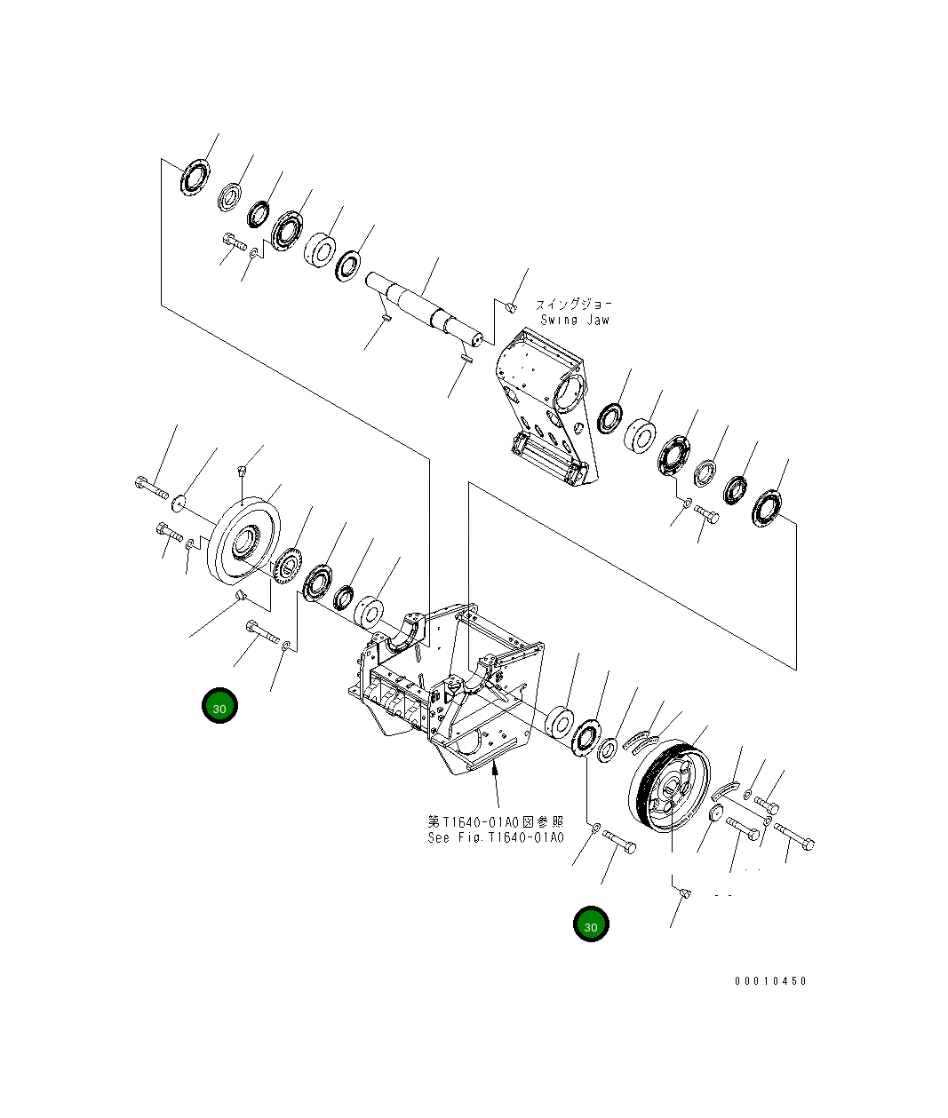 Болт 11T-61-14720 Komatsu